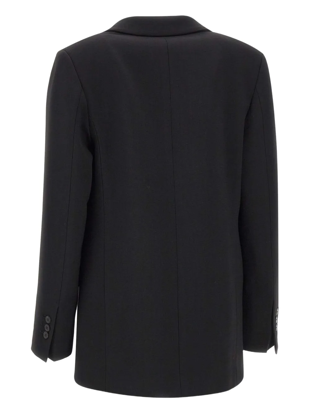 Seafarer Single-button Notched-lapel Coat In Black