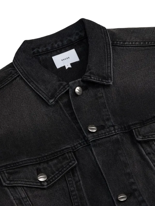 RHUDE デニムジャケット | ブラック | FARFETCH JP