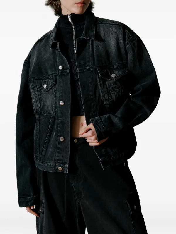 RHUDE デニムジャケット | ブラック | FARFETCH JP