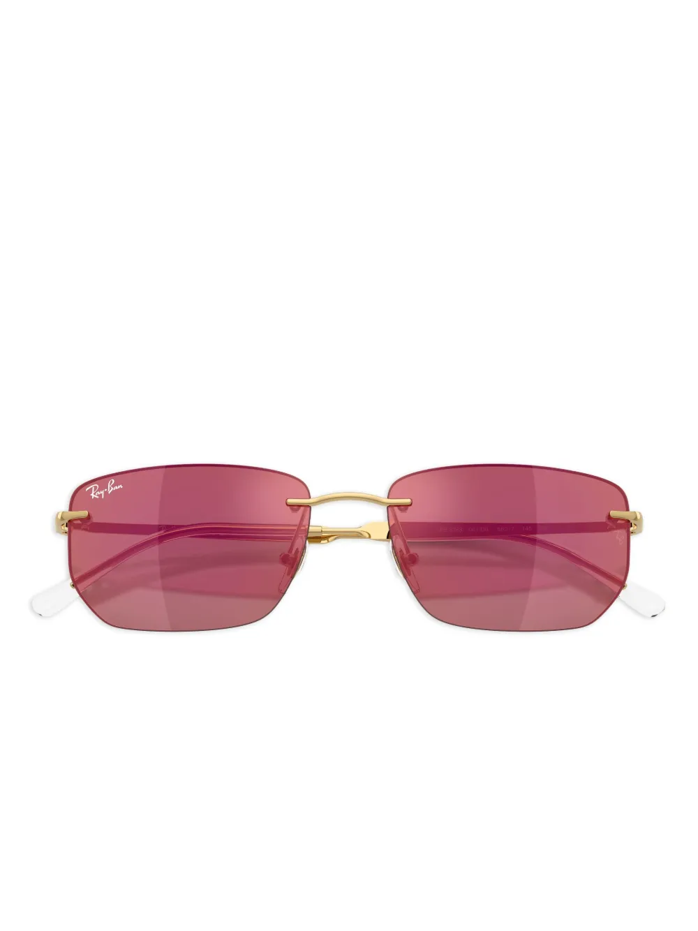 Ray-Ban Zonnebril met vierkant montuur Goud