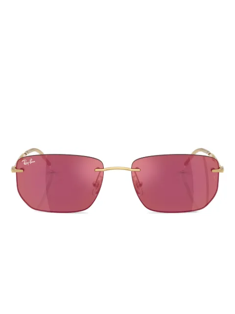 Ray-Ban lentes de sol con armazón cuadrada y micas oscuras