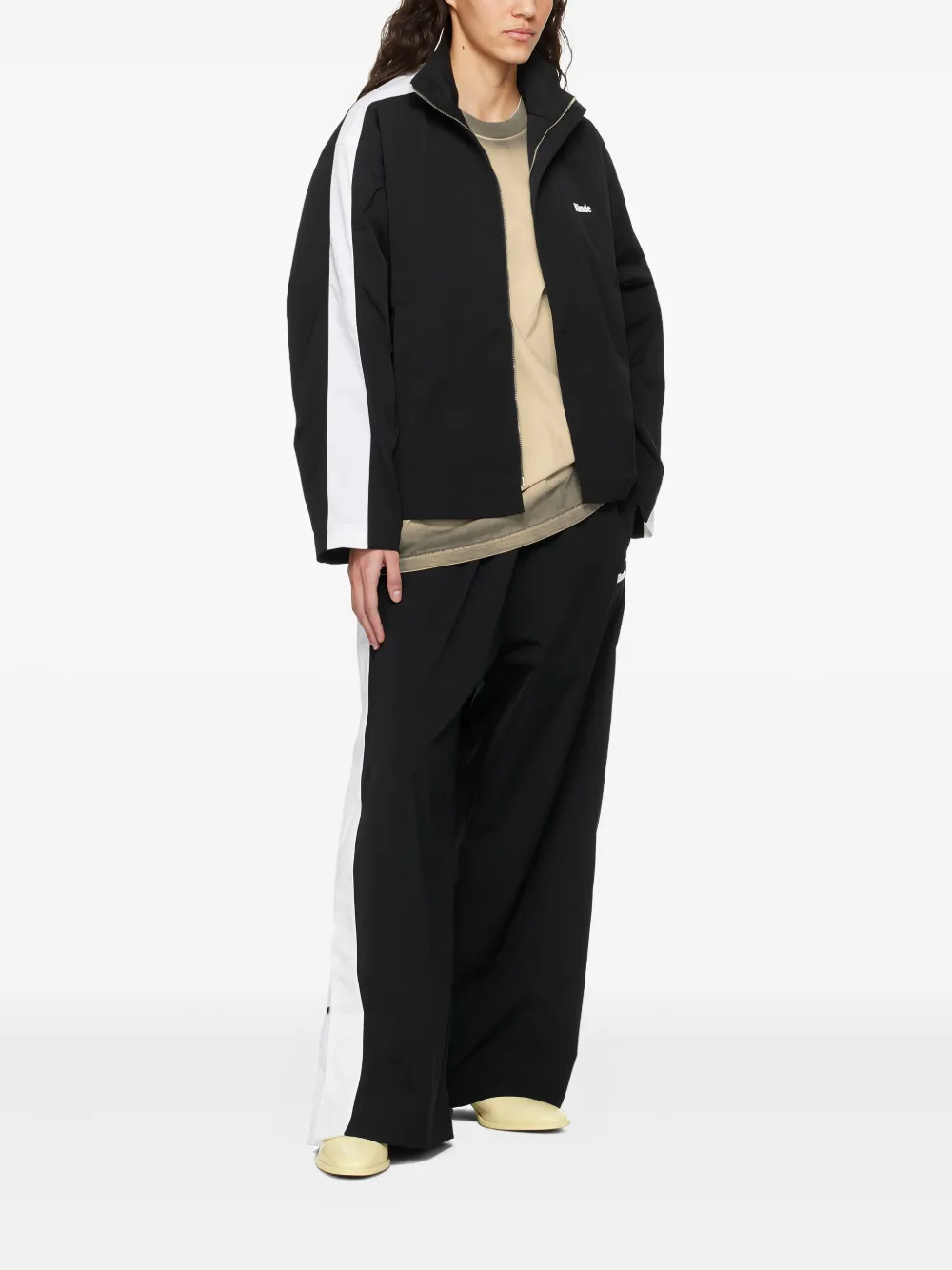 RHUDE Amarino gestreepte trainingsbroek - Zwart