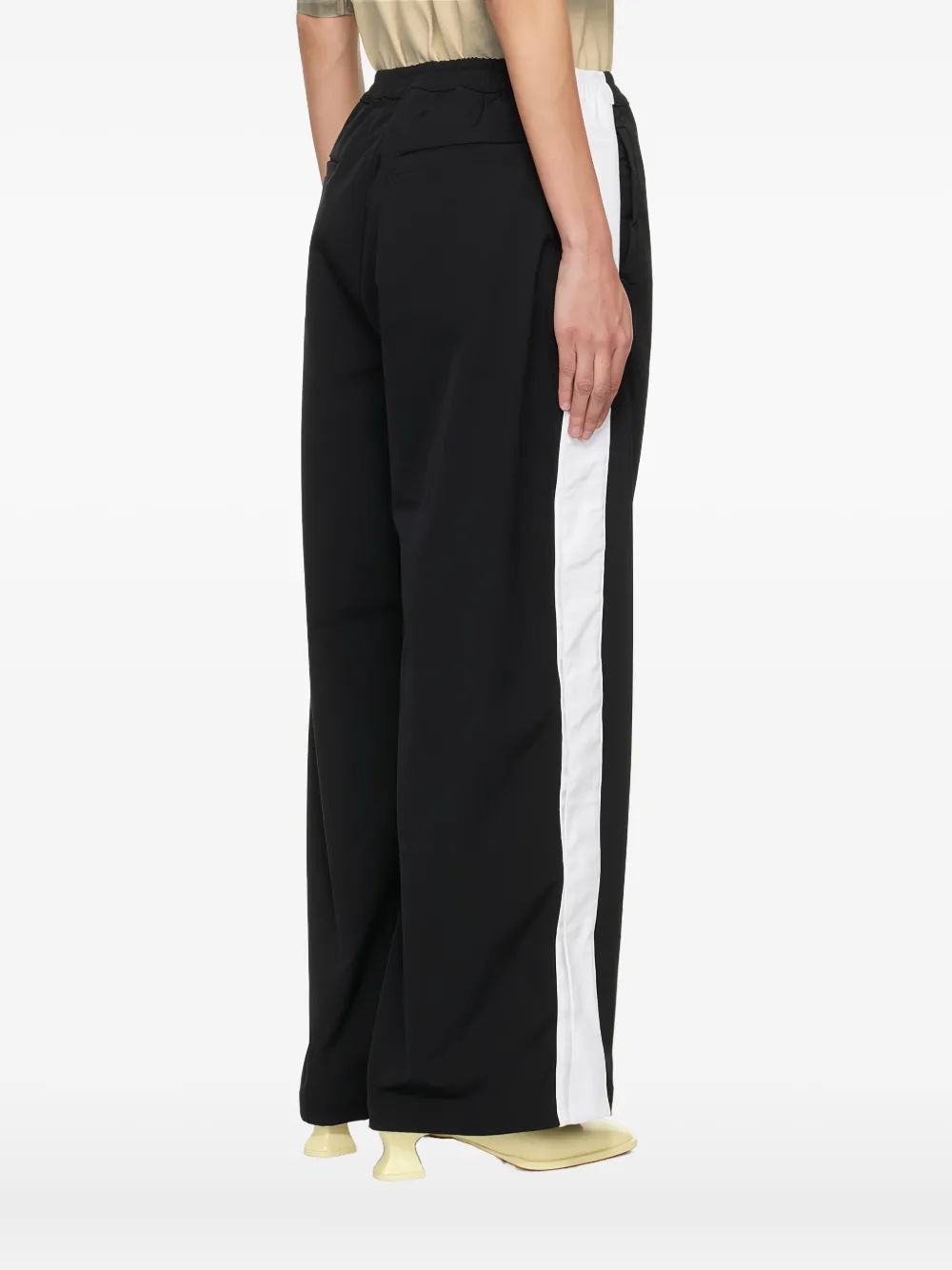 RHUDE Amarino gestreepte trainingsbroek Zwart