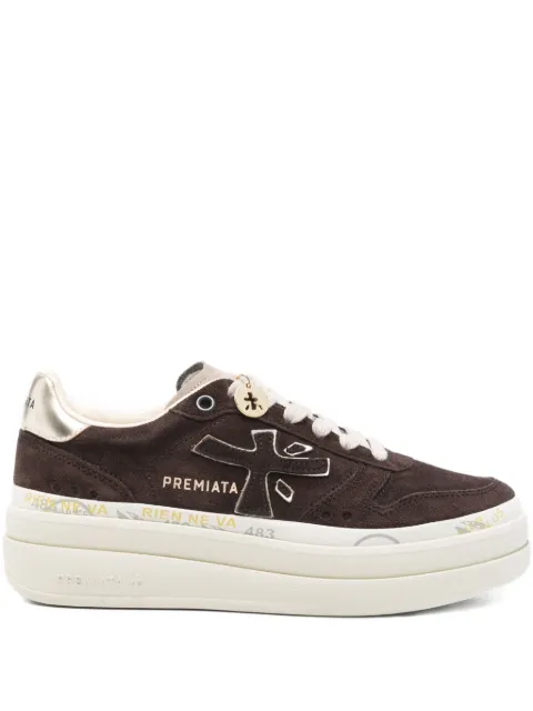 Premiata Cassie leather sneakers