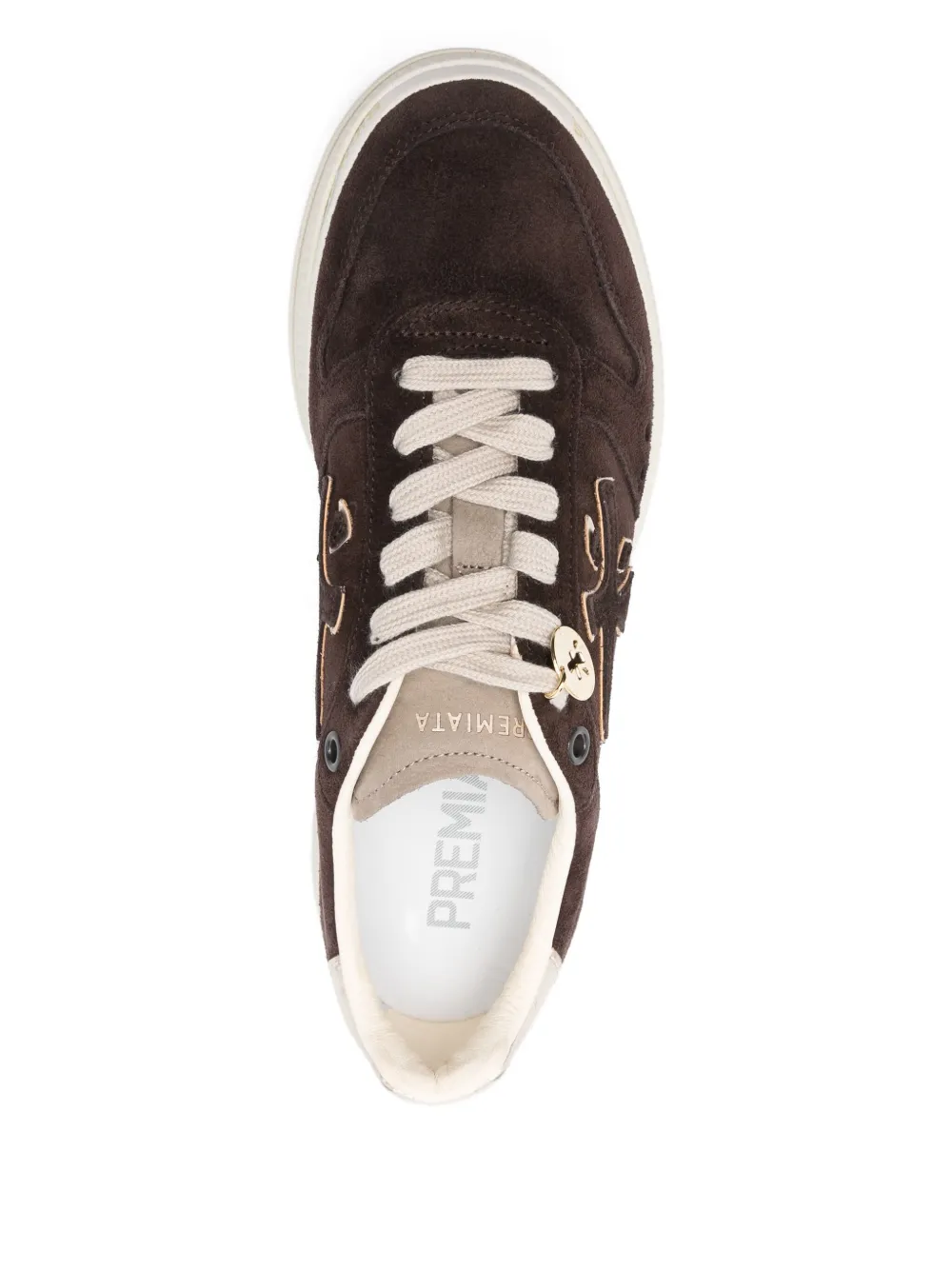Premiata Cassie leather sneakers Brown