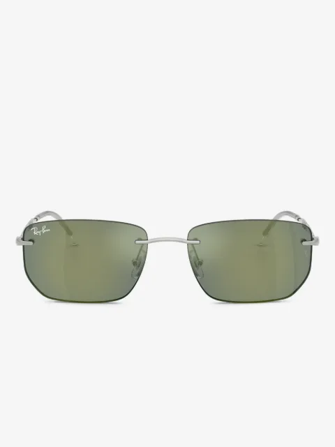Ray-Ban rimless rectangle-frame sunglasses
