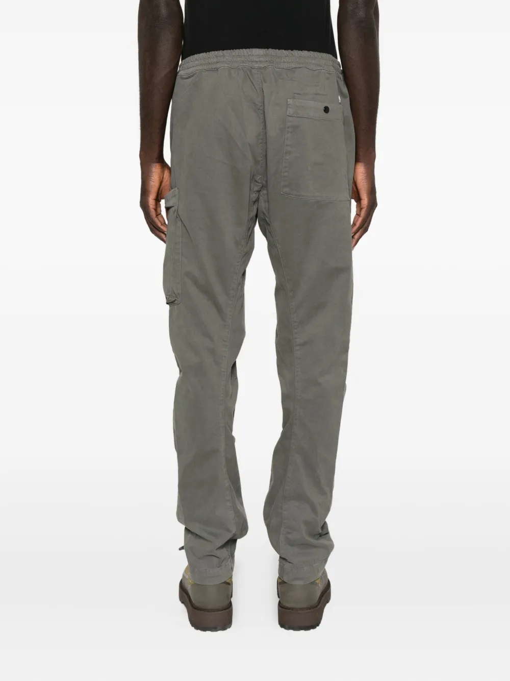 C.P. Company Elastische broek met zak Grijs