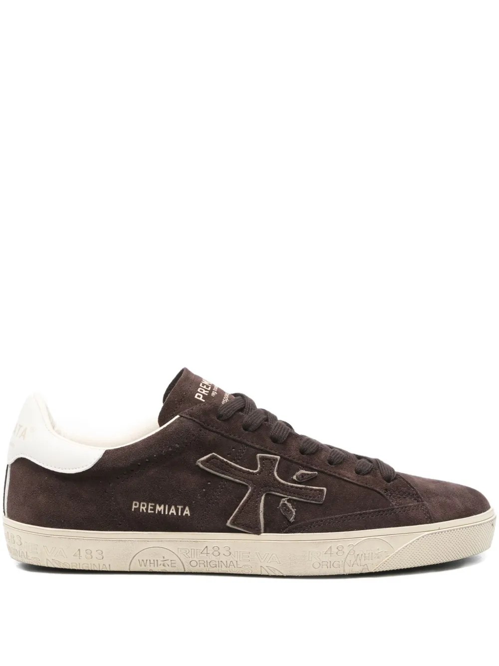 Premiata suede sneakers Brown