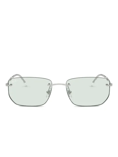 Ray-Ban lentes de sol rectangulares sin armazón