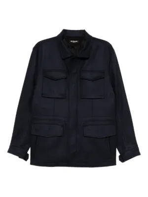 Giorgio Armani zip-up Jacket | Blue | FARFETCH ZA