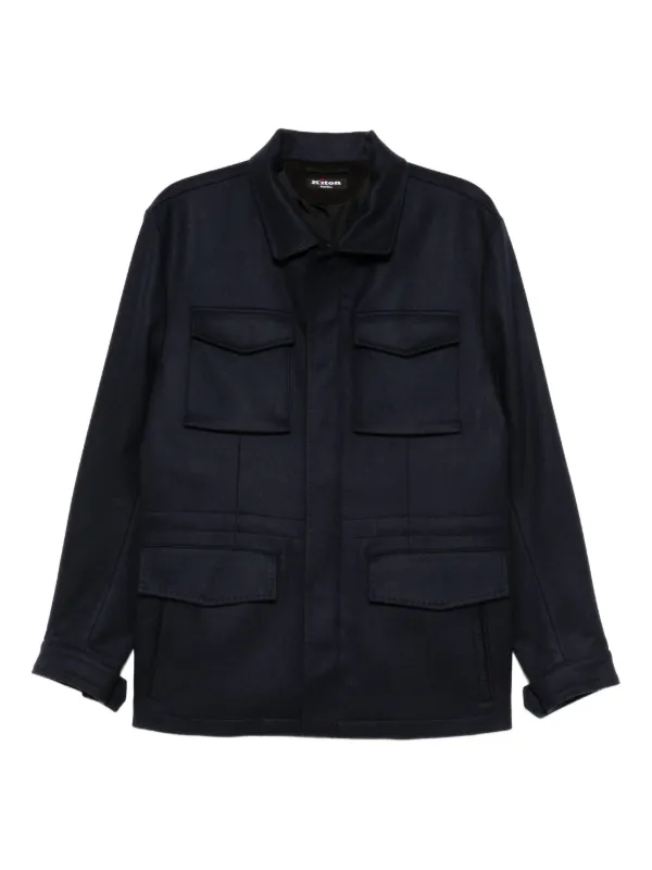 Kiton Giacca In Cashmere Blu FARFETCH IT