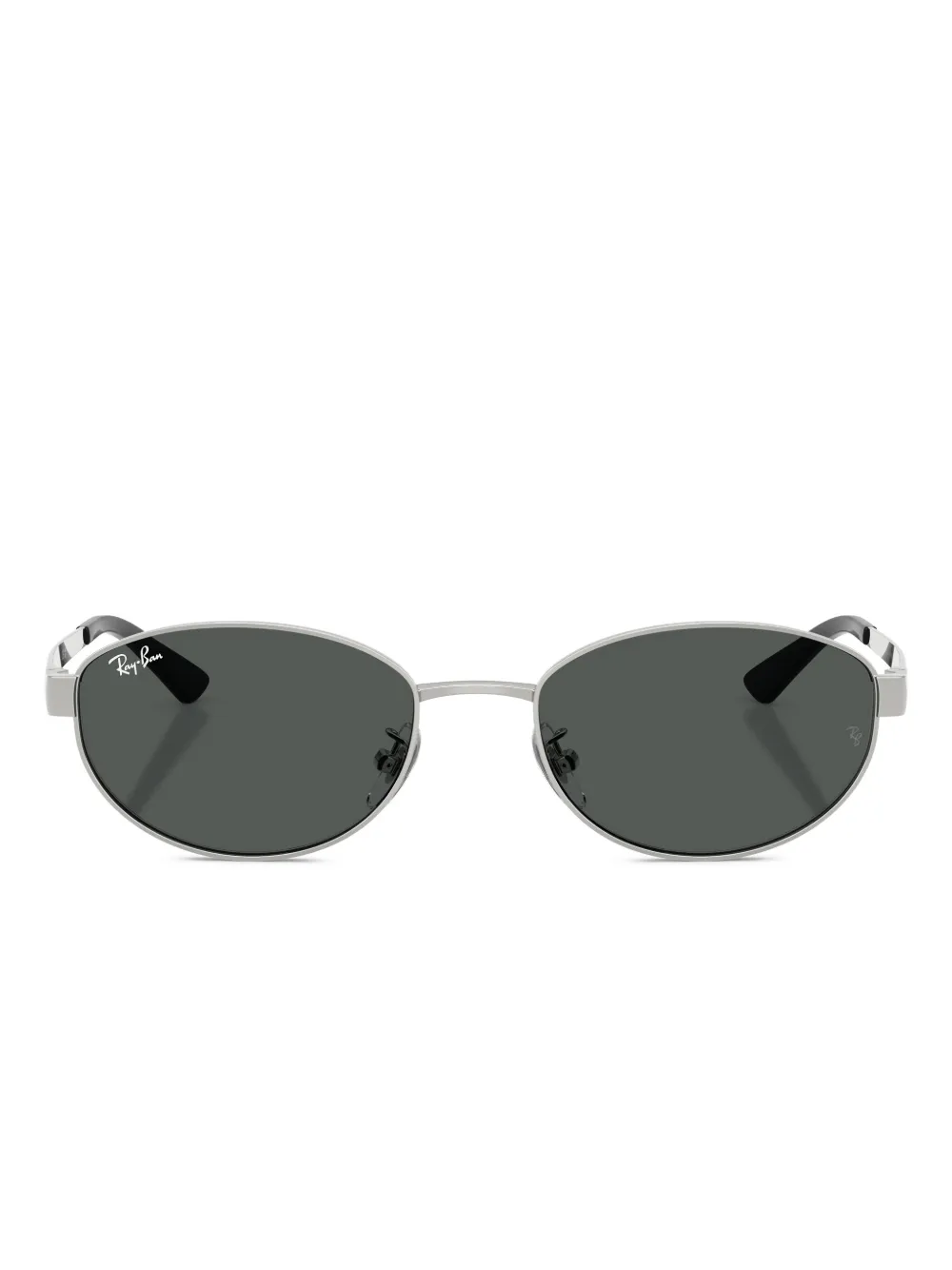 Ray Ban Oval-frame Sunglasses In Green