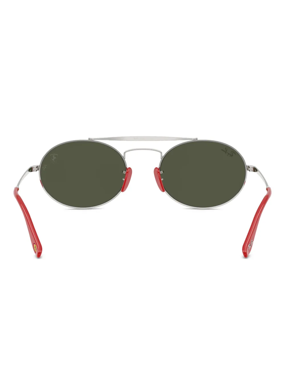 Ray Ban Oval-frame Sunglasses In Green