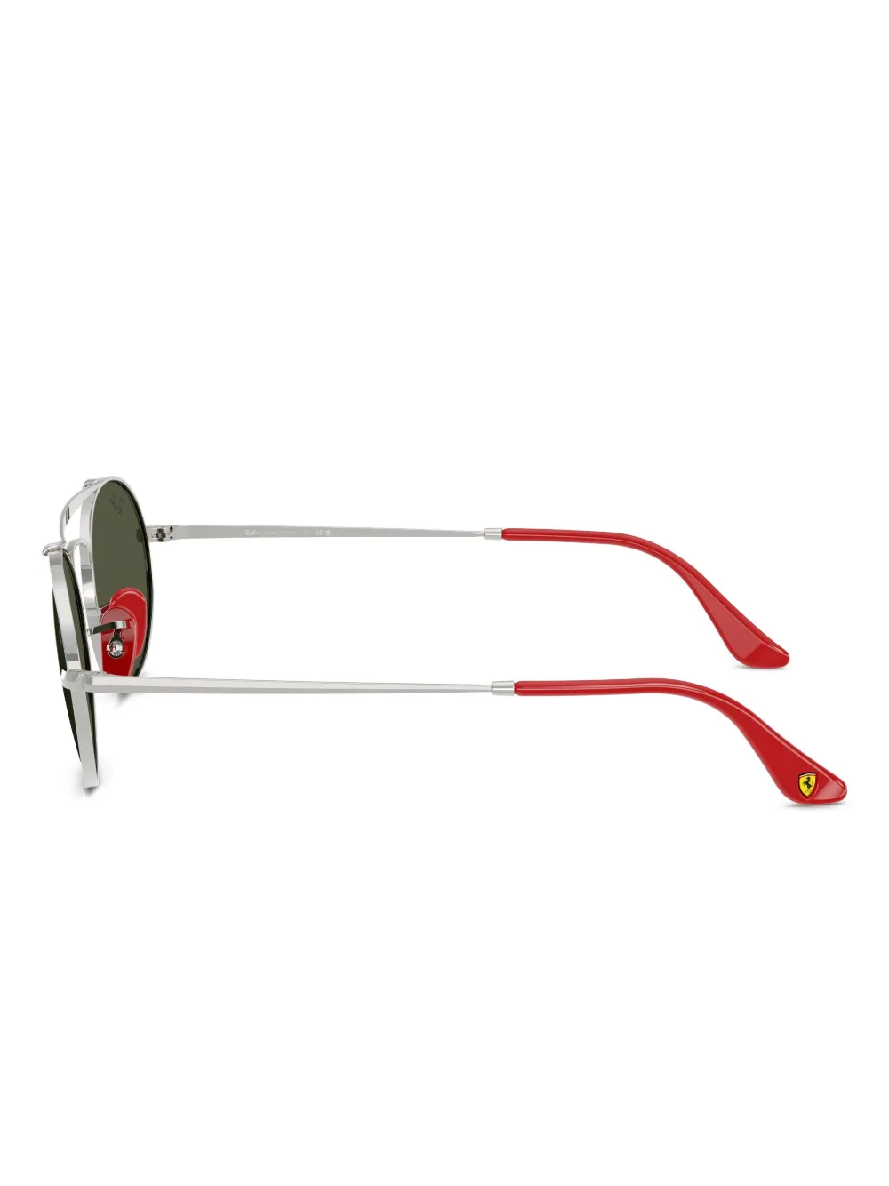 Ray Ban Oval-frame Sunglasses In Green