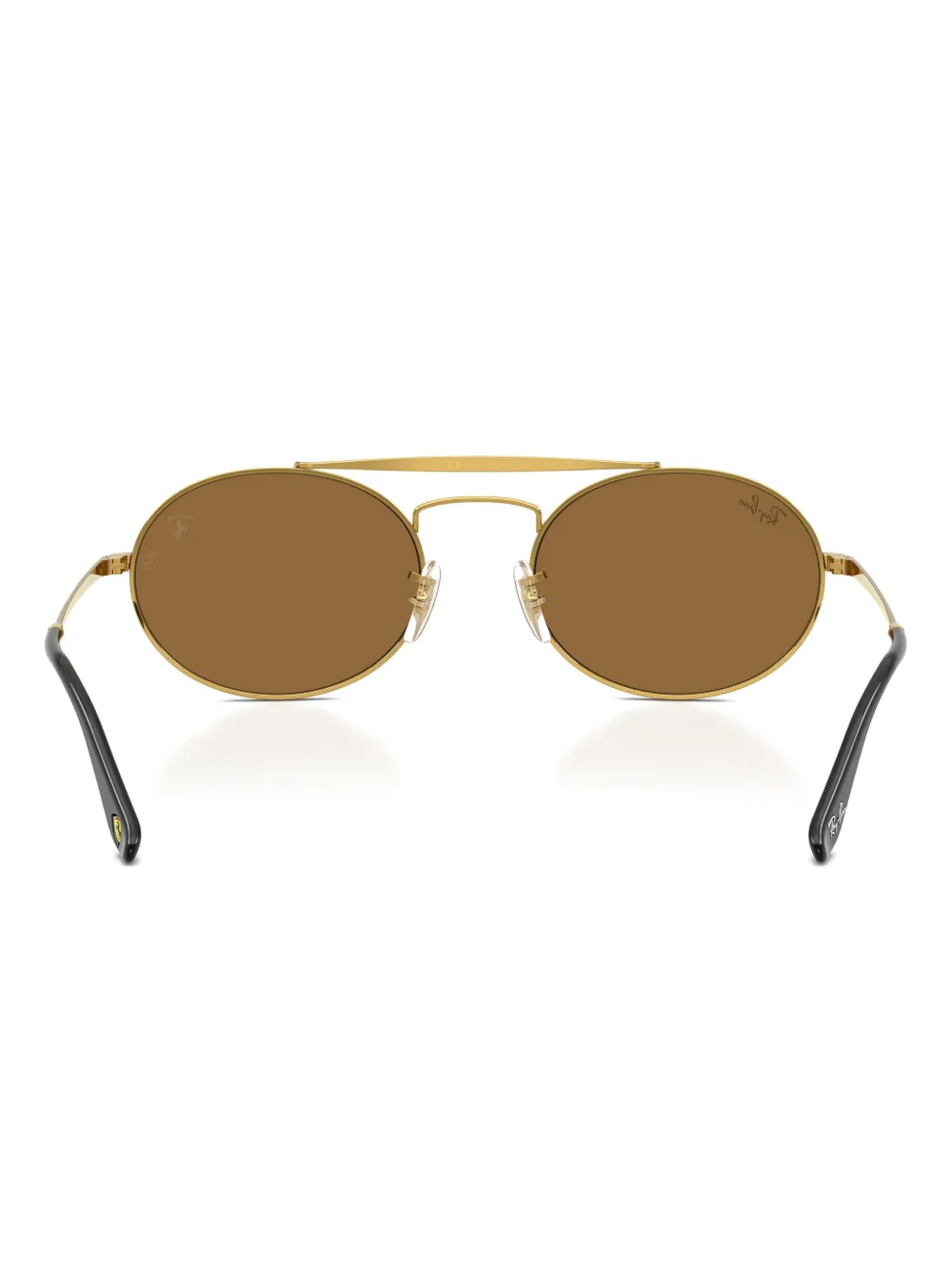 Ray Ban Rb3775m Scuderia Ferrari Collection Sunglasses Legend Gold Frame Brown Lenses 54-20 In Gold
