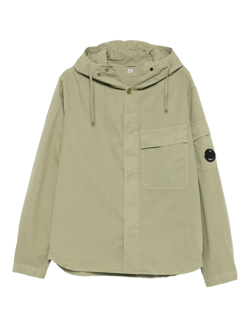 C.P. Company pocketed hooded jacket | Green | Image 1