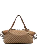Gucci Pre-Owned 2016-2025 Medium GG Canvas Bamboo Bar tote bag - Brown