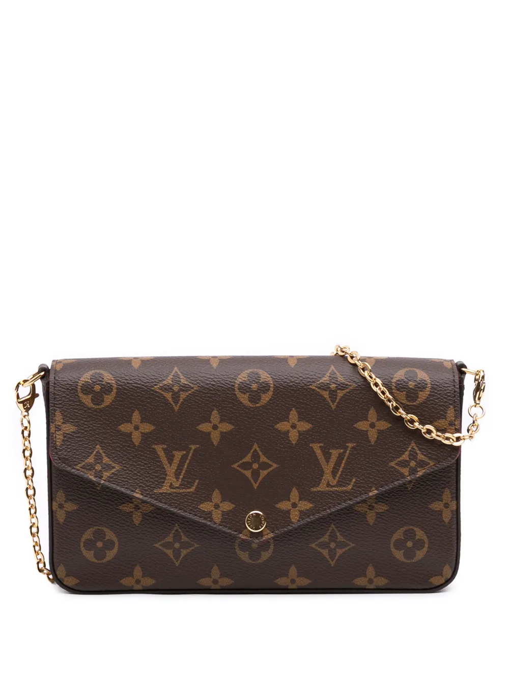 Louis Vuitton Pre-Owned 2021-2025 モノグラム ポシェット フェリシー ショルダーバッグ - ブラウン Louis Vuitton Pre-Owned 2021-2025 モノグラム ポシェット フェリシー ショルダーバッグ - ブラウン
