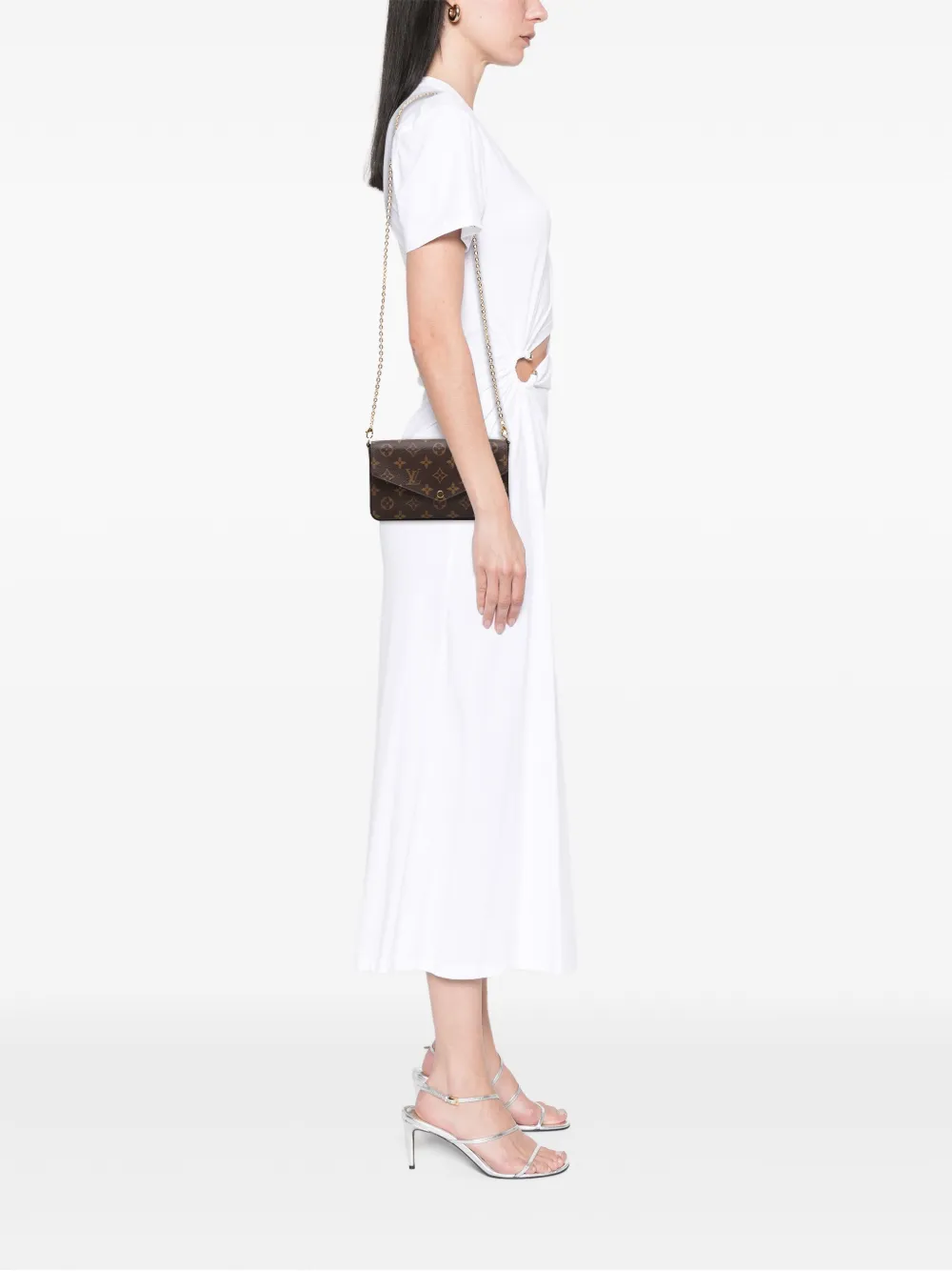 Louis Vuitton Pre-Owned 2021-2025 Monogram Pochette Felicie crossbody bag | Pre-Owned | Image 2