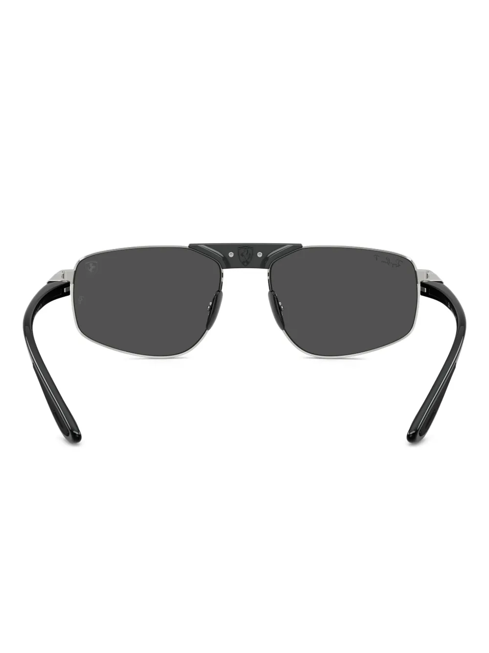 Ray Ban Textured Geometric Sunglasses In Gray