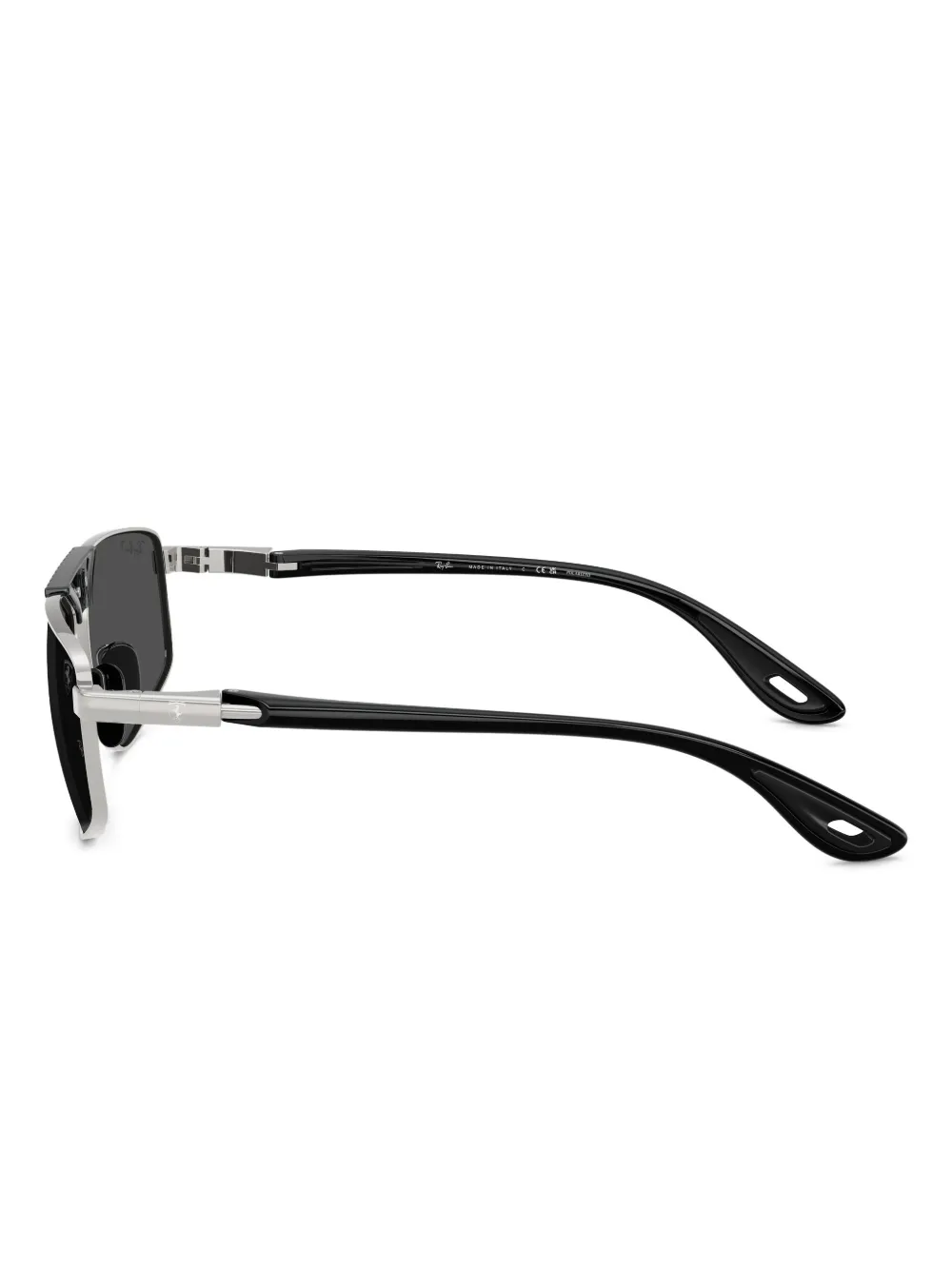 Ray Ban Textured Geometric Sunglasses In Gray