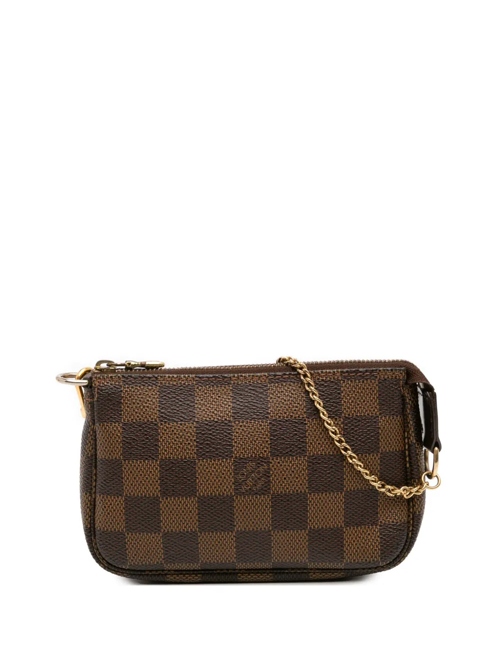 Louis Vuitton Pre-Owned 2007 ダミエ エベヌ ミニ ポシェット アクセソワール ハンドバッグ - ブラウン Louis Vuitton Pre-Owned 2007 ダミエ エベヌ ミニ ポシェット アクセソワール ハンドバッグ - ブラウン