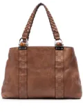 Gucci Pre-Owned 2016-2025 Guccissima Trimmed Leather Bamboo Libeccio tote bag - Brown