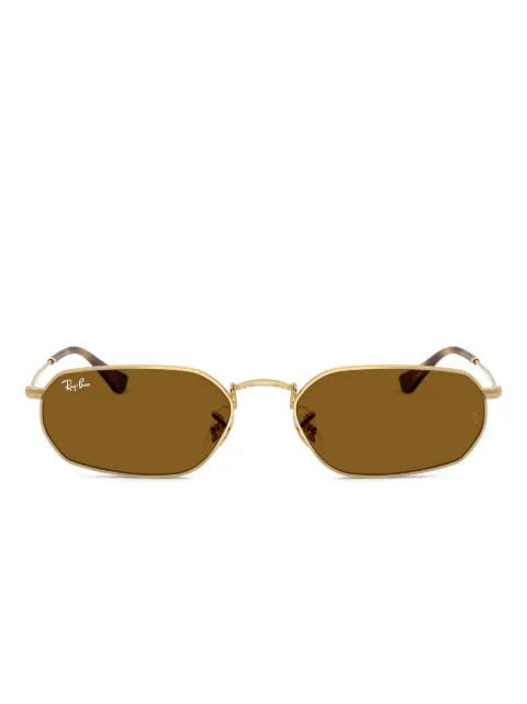 Ray-Ban oval-frame tinted sunglasses