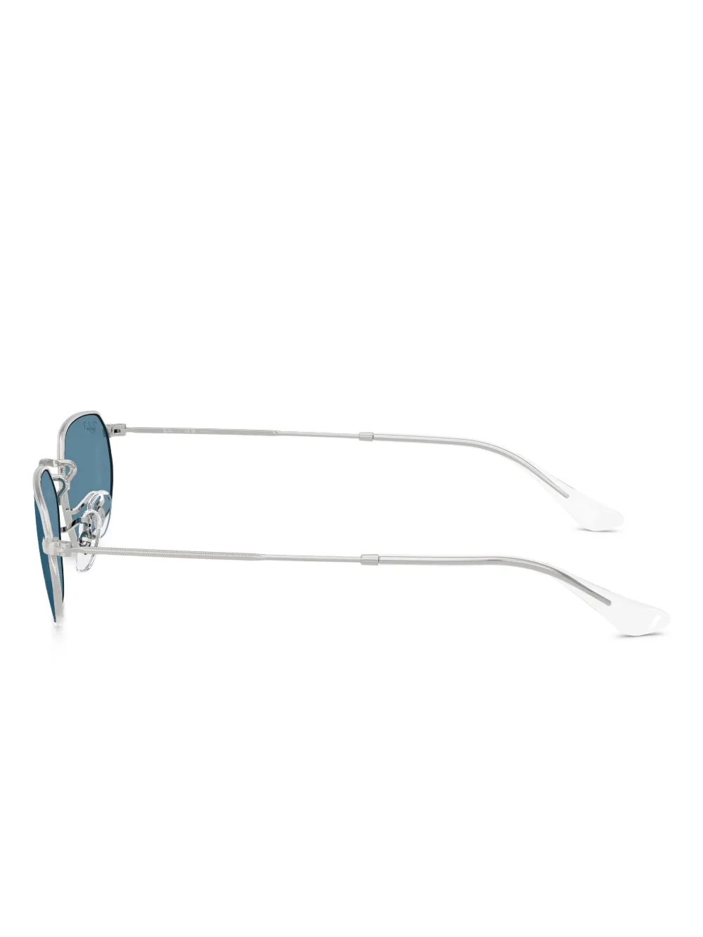 Ray Ban Branded Geometric Sunglasses In Blue