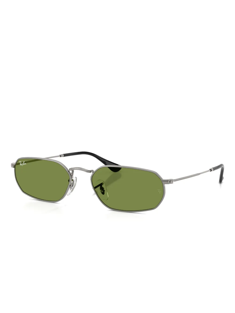 Ray Ban Geometric-frame Sunglasses In Green