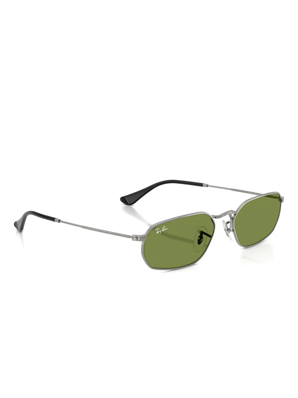 Ray Ban Geometric-frame Sunglasses In Green