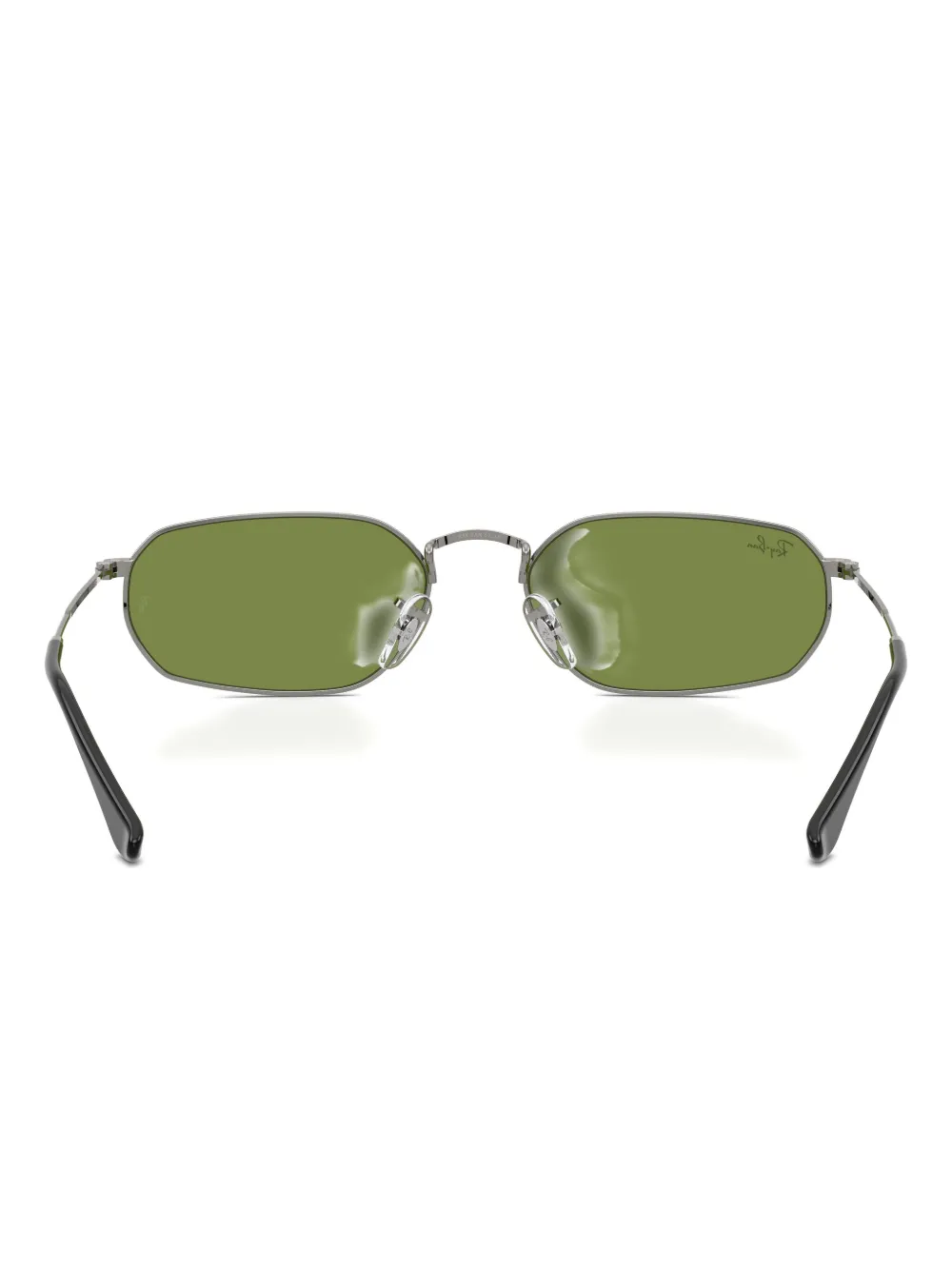 Ray Ban Geometric-frame Sunglasses In Green