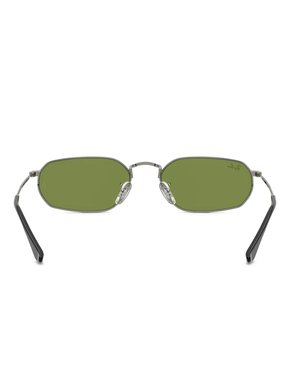 Ray-Ban Zonnebril met geometrisch montuur Zilver