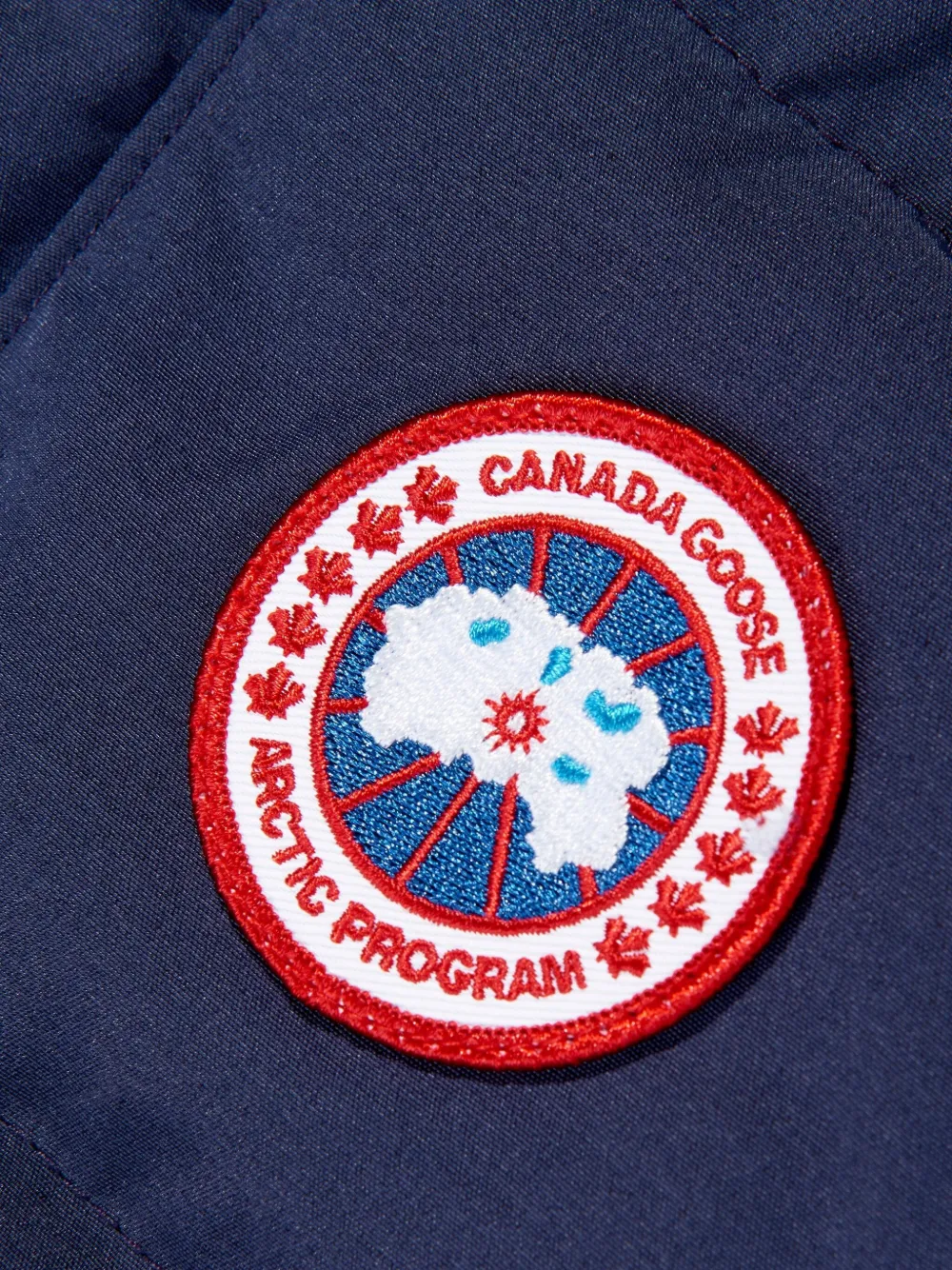 Canada Goose Kids Vanier gilet met logopatch Blauw