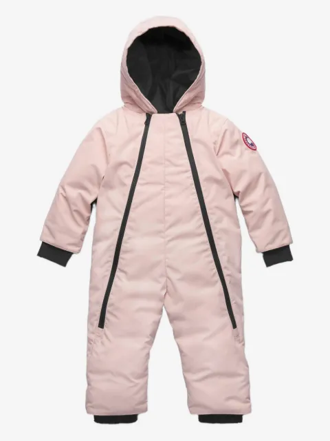 Canada Goose Kids zip hooded snowsuit