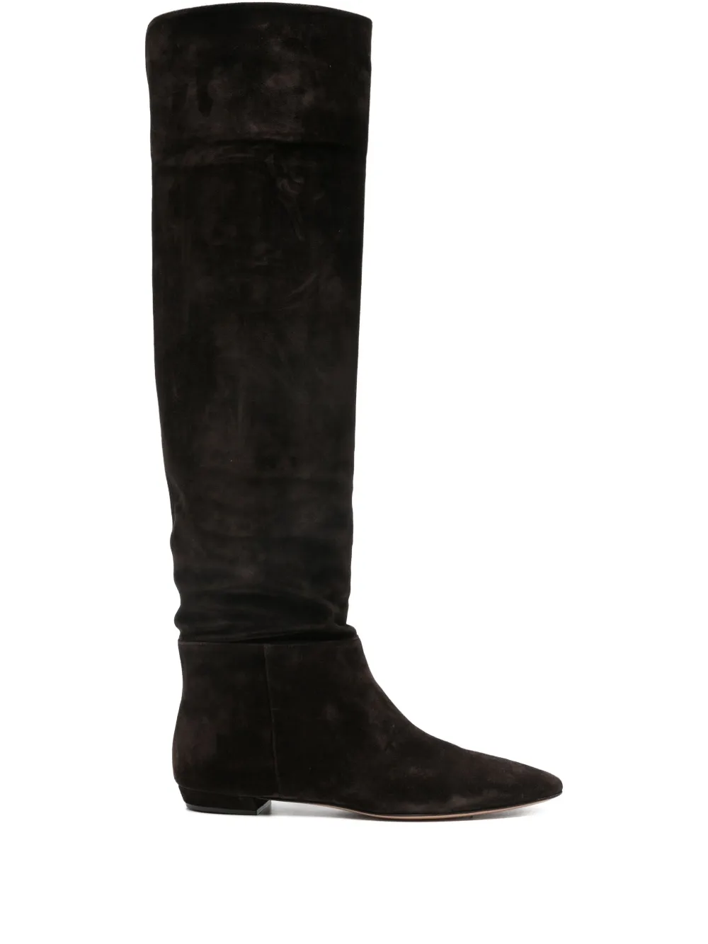 Gianvito Rossi suede boots Brown