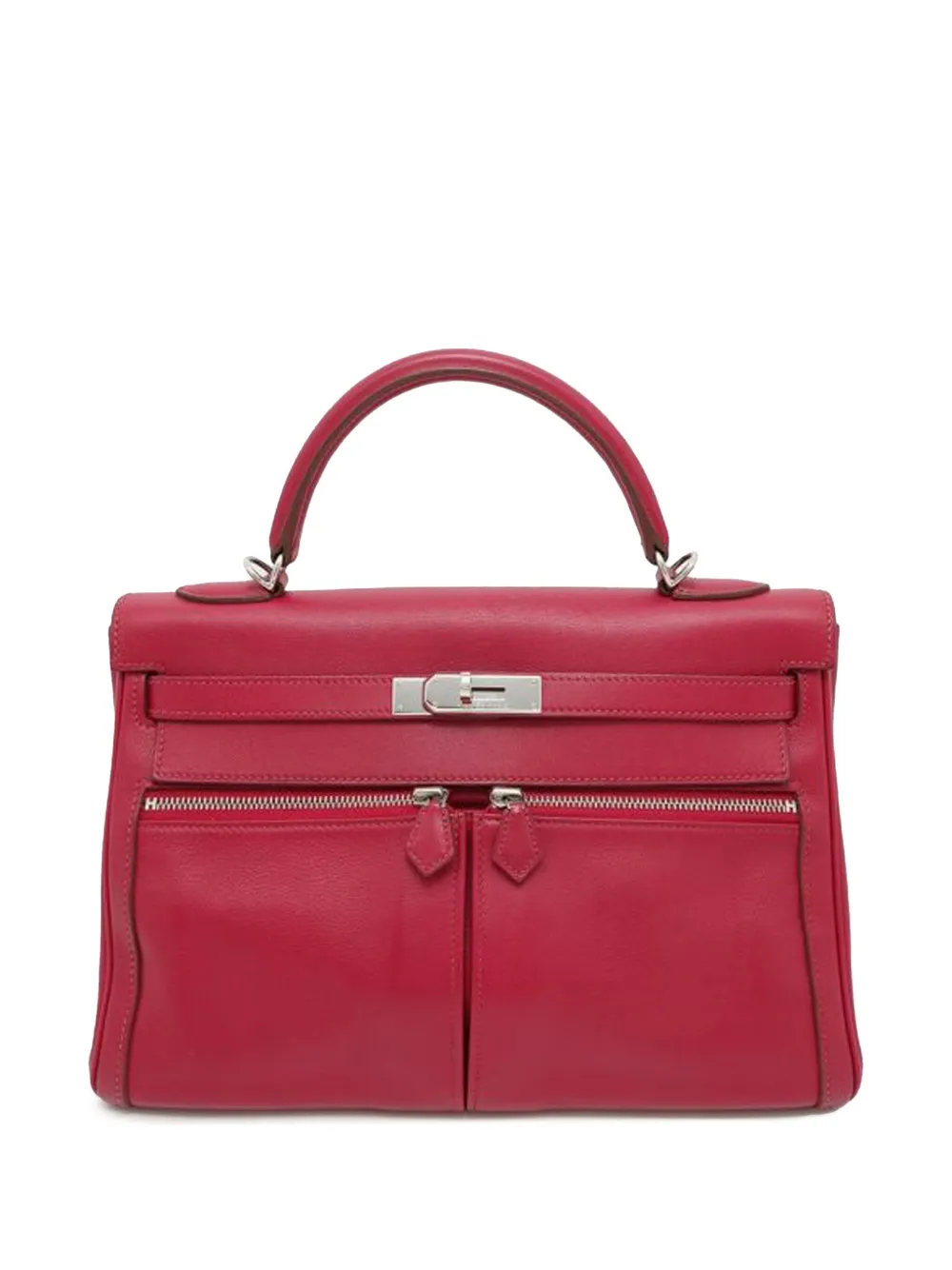 Hermès Pre-Owned 2011 スイフト ケリー ラキス 32 サッチェルバッグ - レッド Hermès Pre-Owned 2011 スイフト ケリー ラキス 32 サッチェルバッグ - レッド