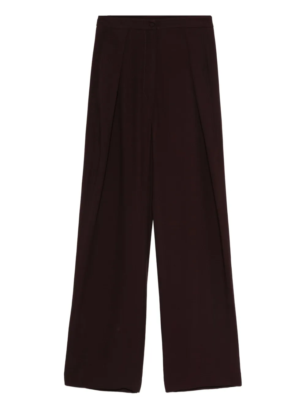 Raquel Diniz pleated wide-leg trousers | Red | Image 1