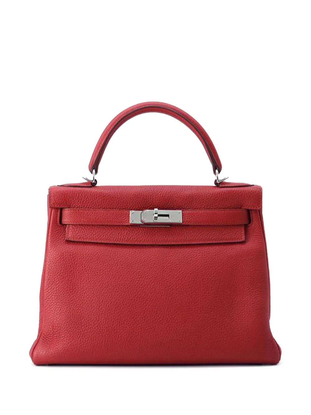 Hermès Pre-Owned 2014 トゴ ケリー II ルトゥルネ 28 サッチェルバッグ - レッド Hermès Pre-Owned 2014 トゴ ケリー II ルトゥルネ 28 サッチェルバッグ - レッド