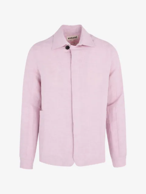Marané concealed-fastening shirt jacket