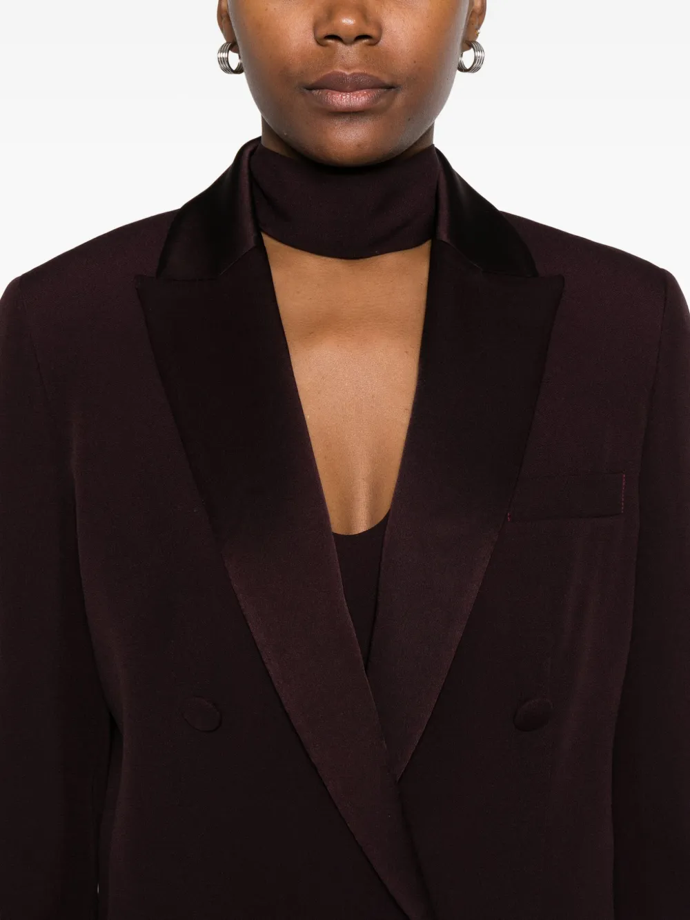 Raquel Diniz Blazer met dubbele rij knopen Rood