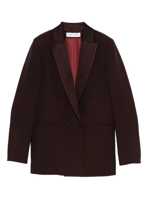 Raquel Diniz blazer con doble botonadura