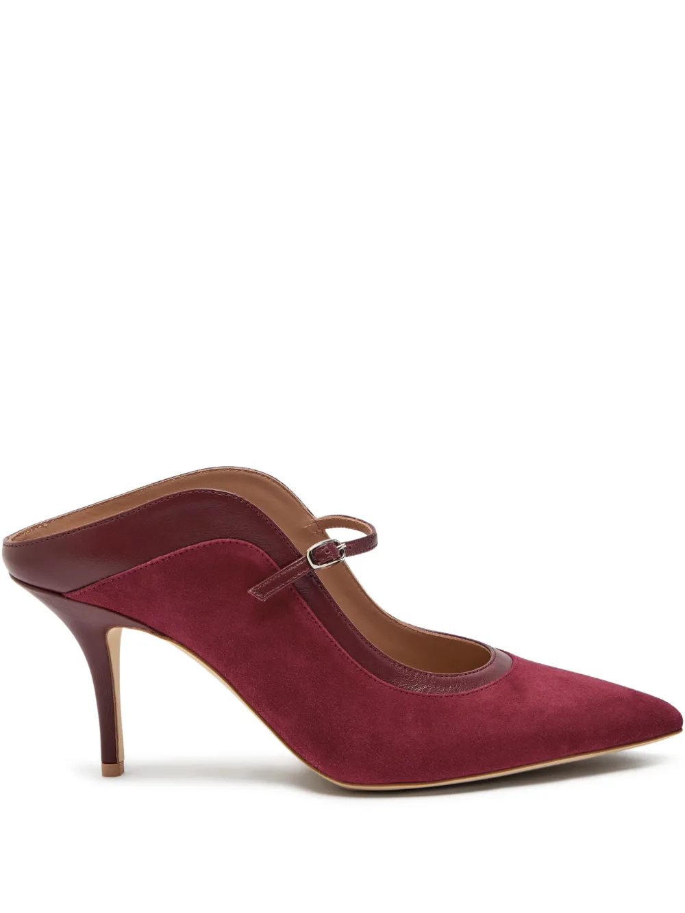 Malone Souliers 70mm Delphi pumps Red