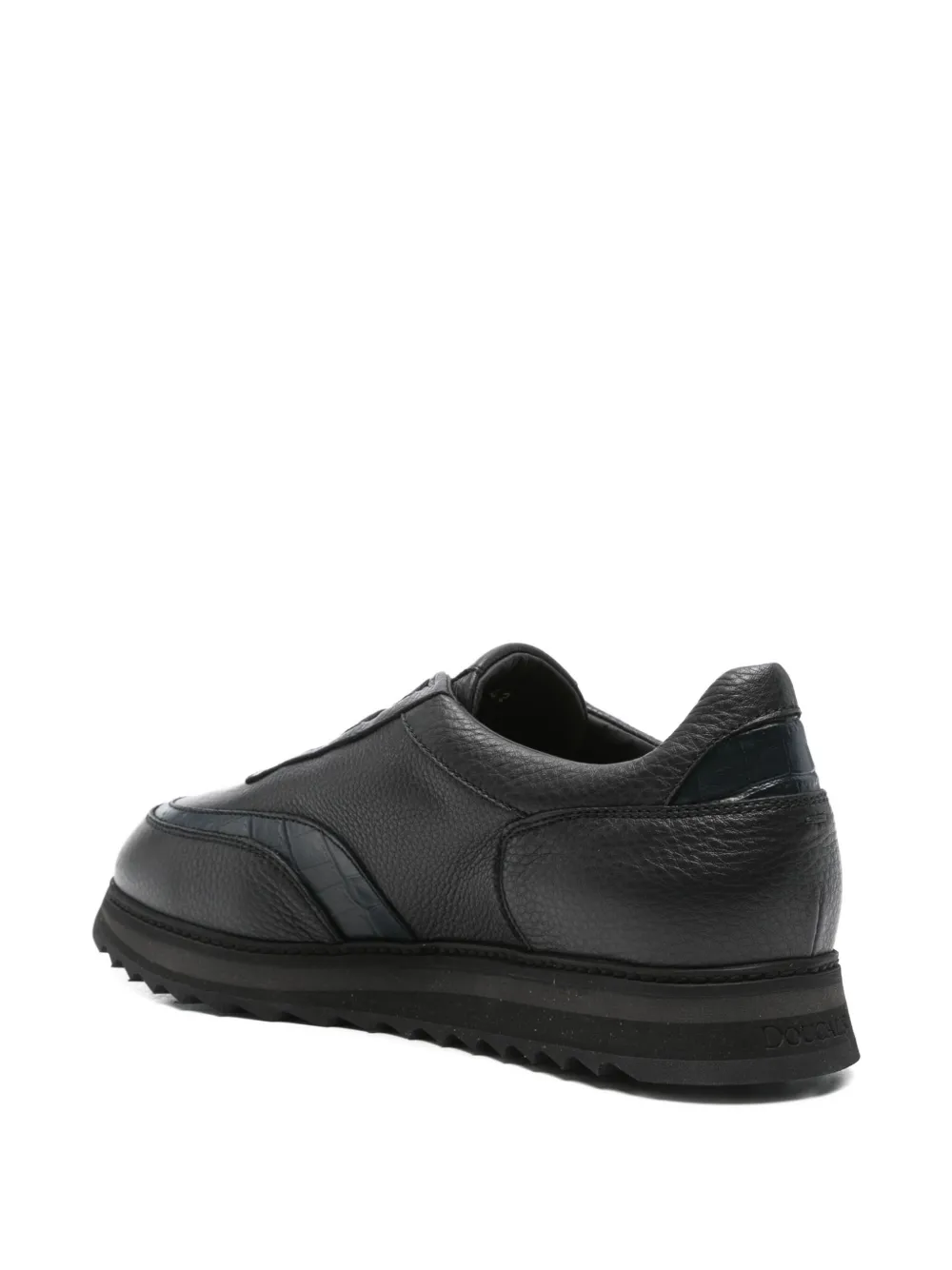 Doucal's Rodrigo textured sneakers Black