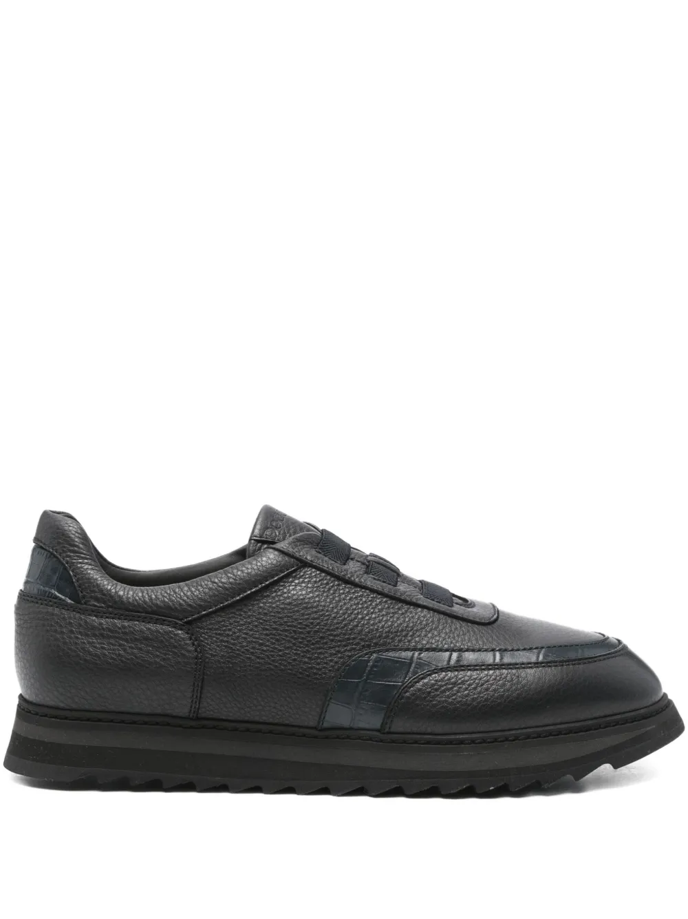 Doucal's Rodrigo textured sneakers Black