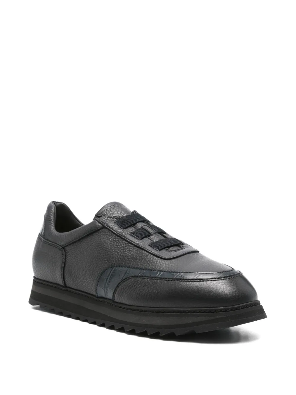 Doucal's Rodrigo textured sneakers Black