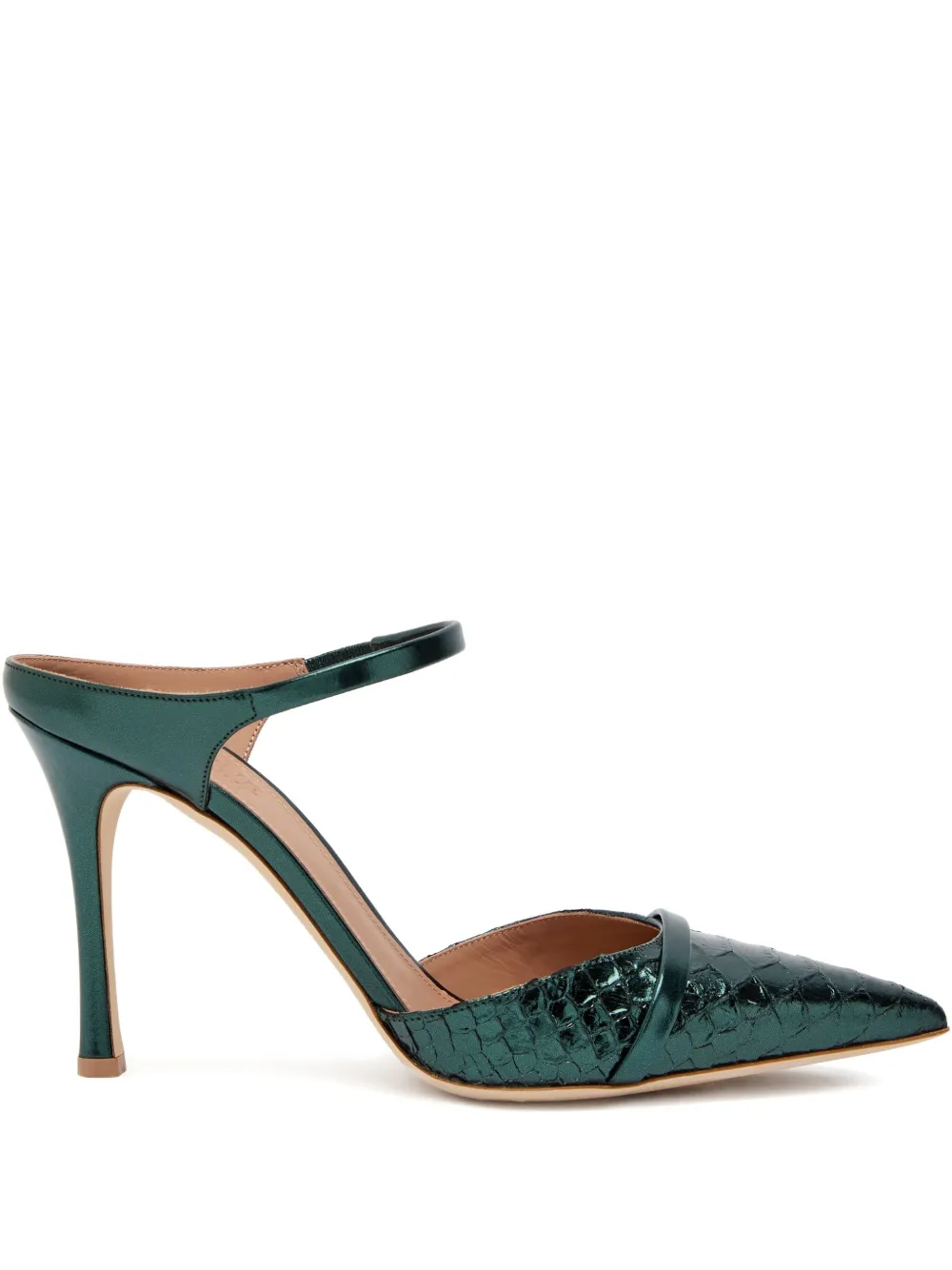 Malone Souliers 90mm Uma pumps Green