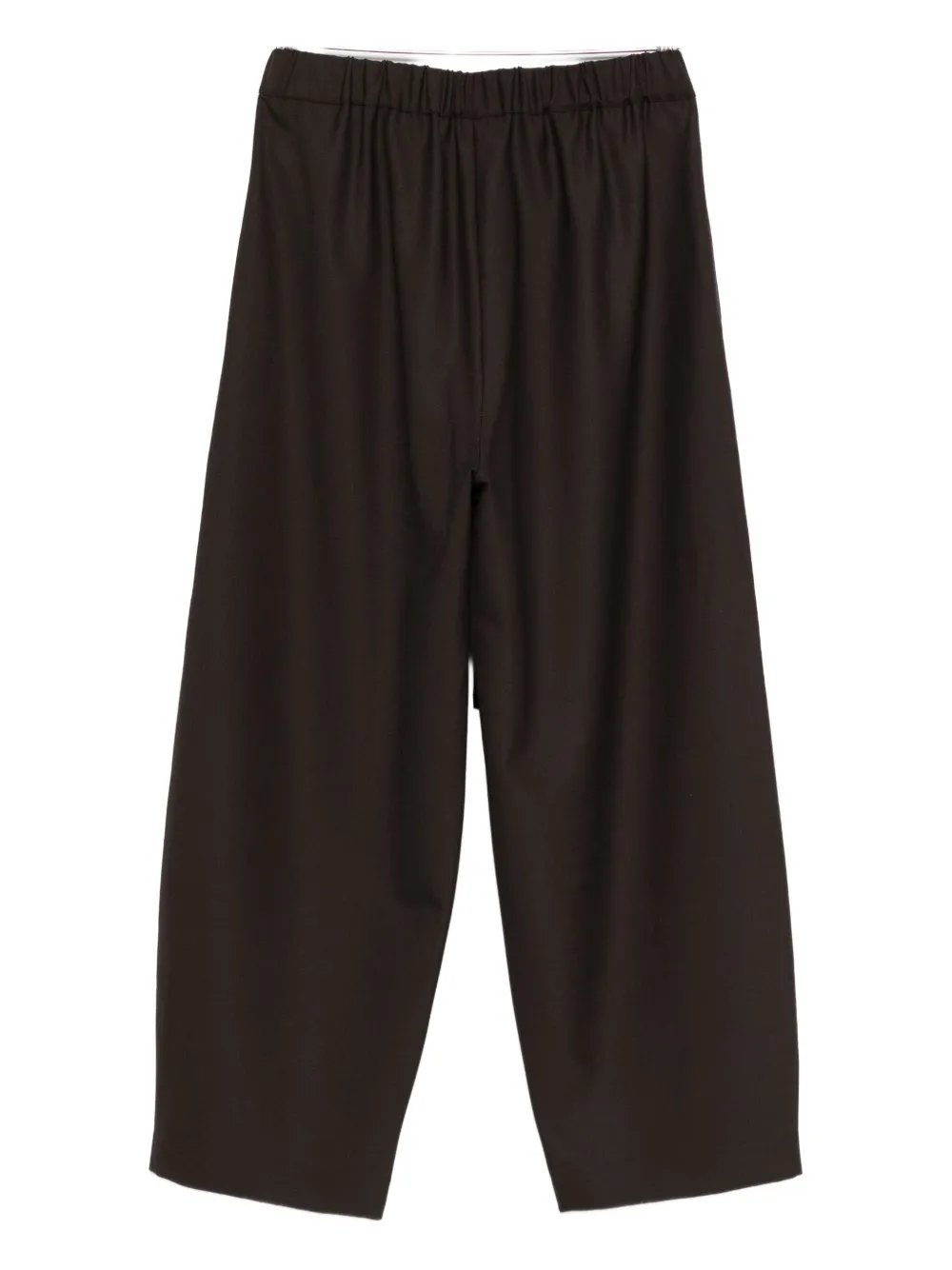 Antonelli drawstring cropped trousers - Bruin