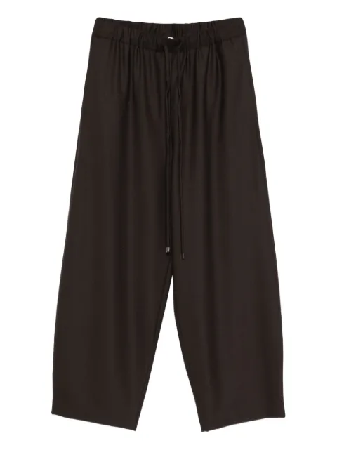 Antonelli drawstring cropped trousers