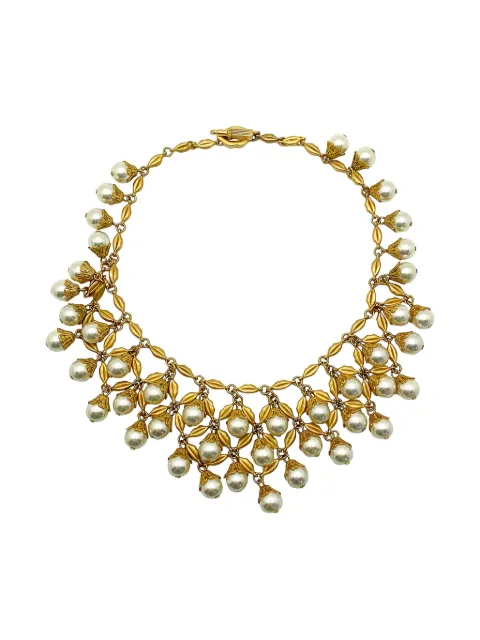 Jennifer Gibson Jewellery 2000s pearl-cascade necklace 